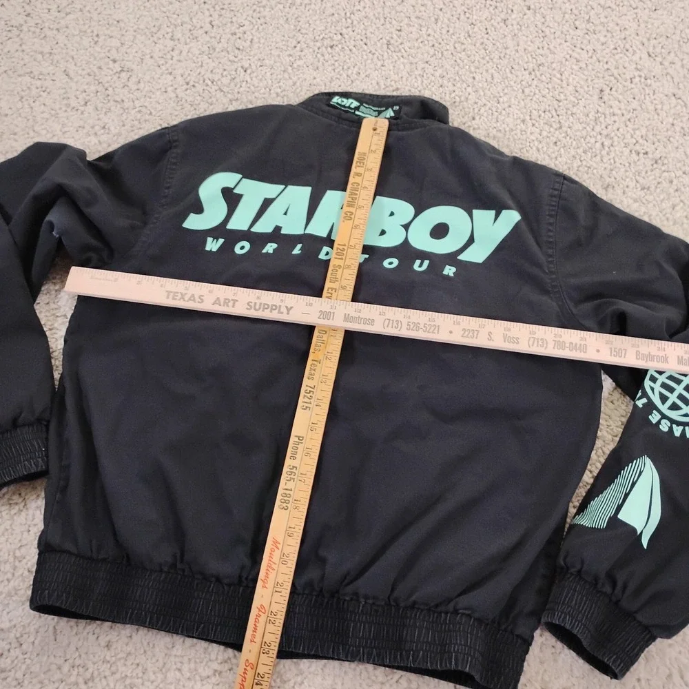 The Weeknd XO Jacket Mens Small Black Starboy Legend Hip Hop Rap 2017 World Tour